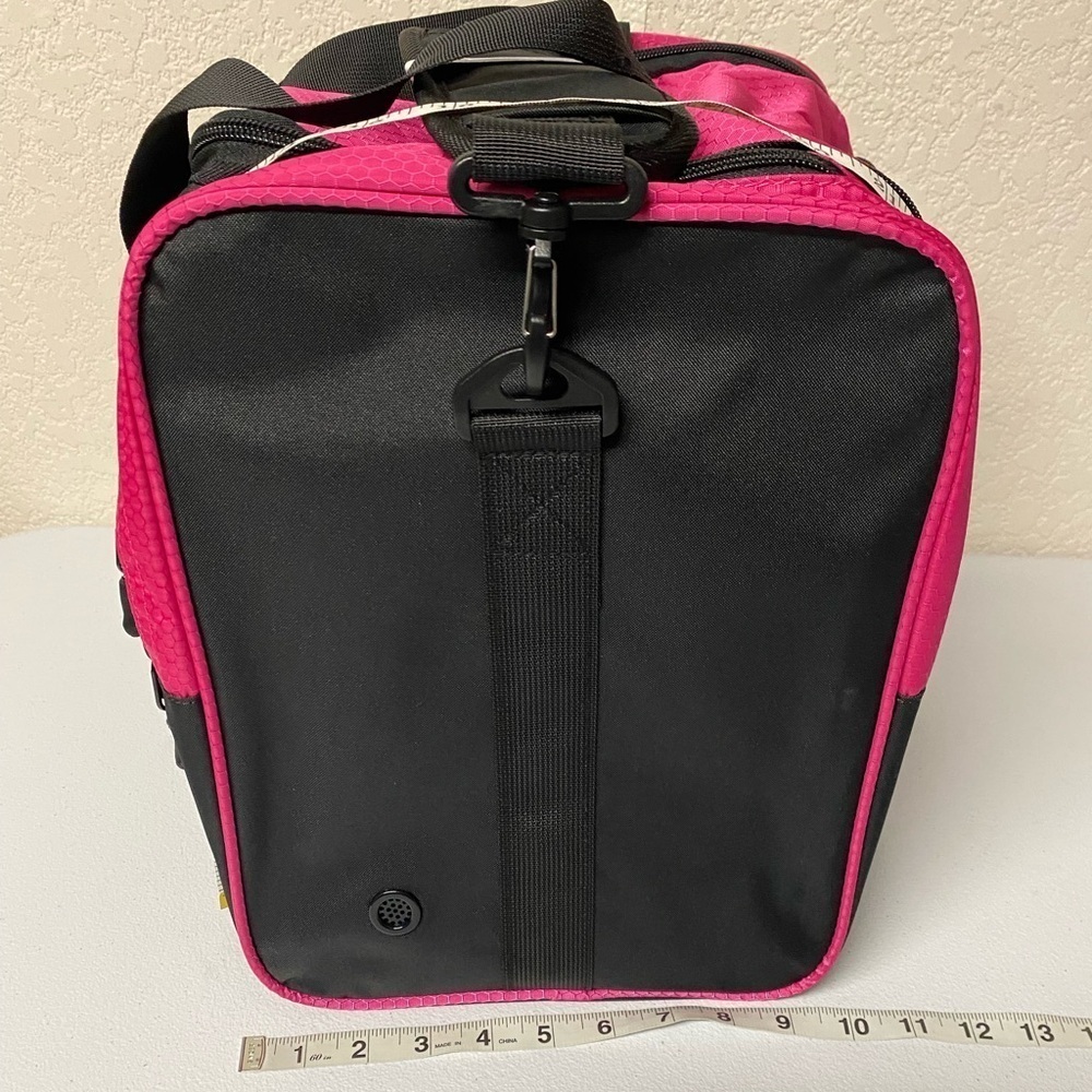 Pink and Black Women's Bowling Ball Bag - Picture 3 of 9